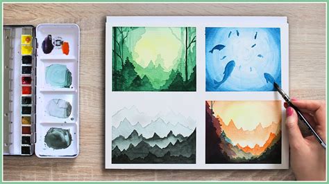 Learn the Art of Watercolor with Levn's Magical Paint Set